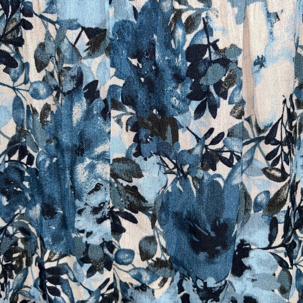 Penelope Rose Floral Rose Long Sleeve Boho Lined Dress Size M - Picture 12 of 14